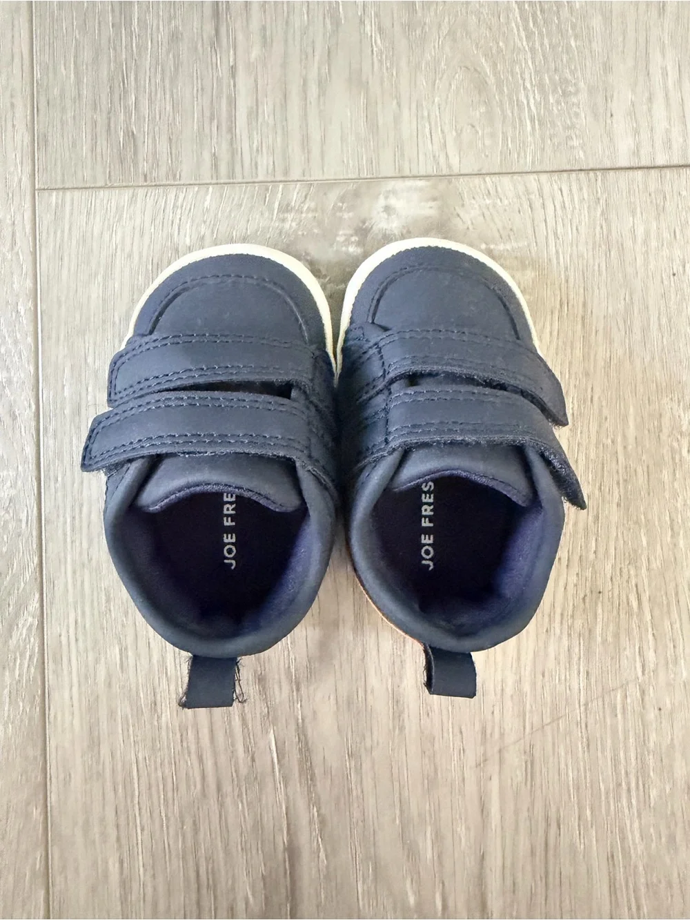 Joe Fresh Navy Blue Easy-Closure Kids Sneakers